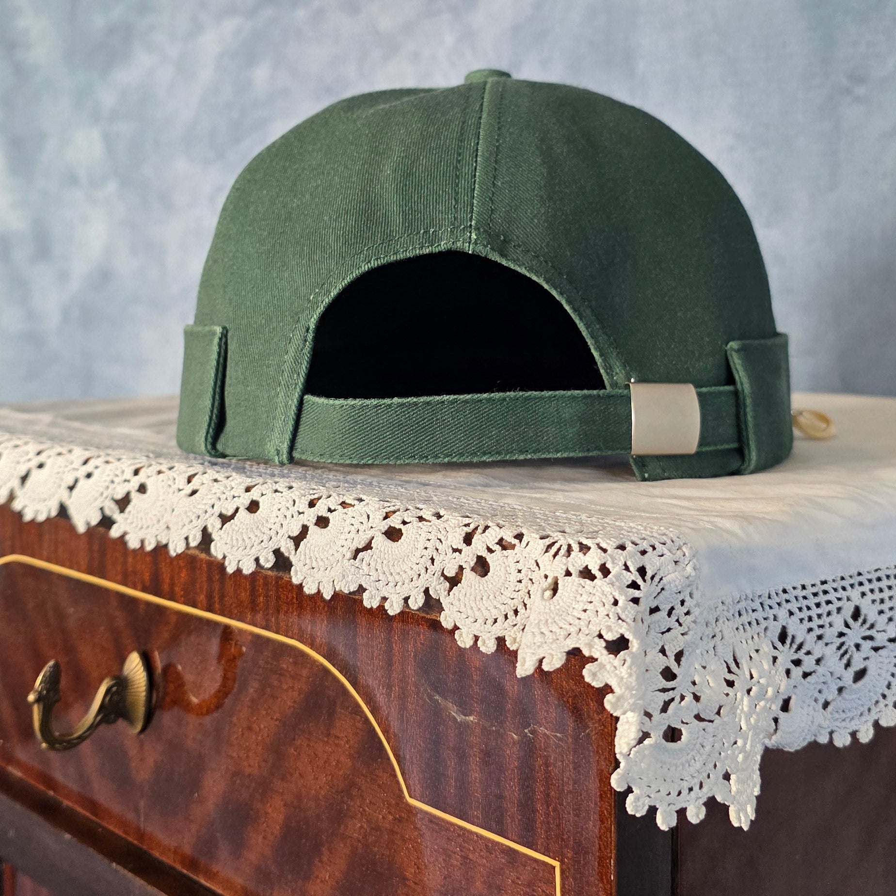 Bonnet WOLOF Vert - Intérieur Satin