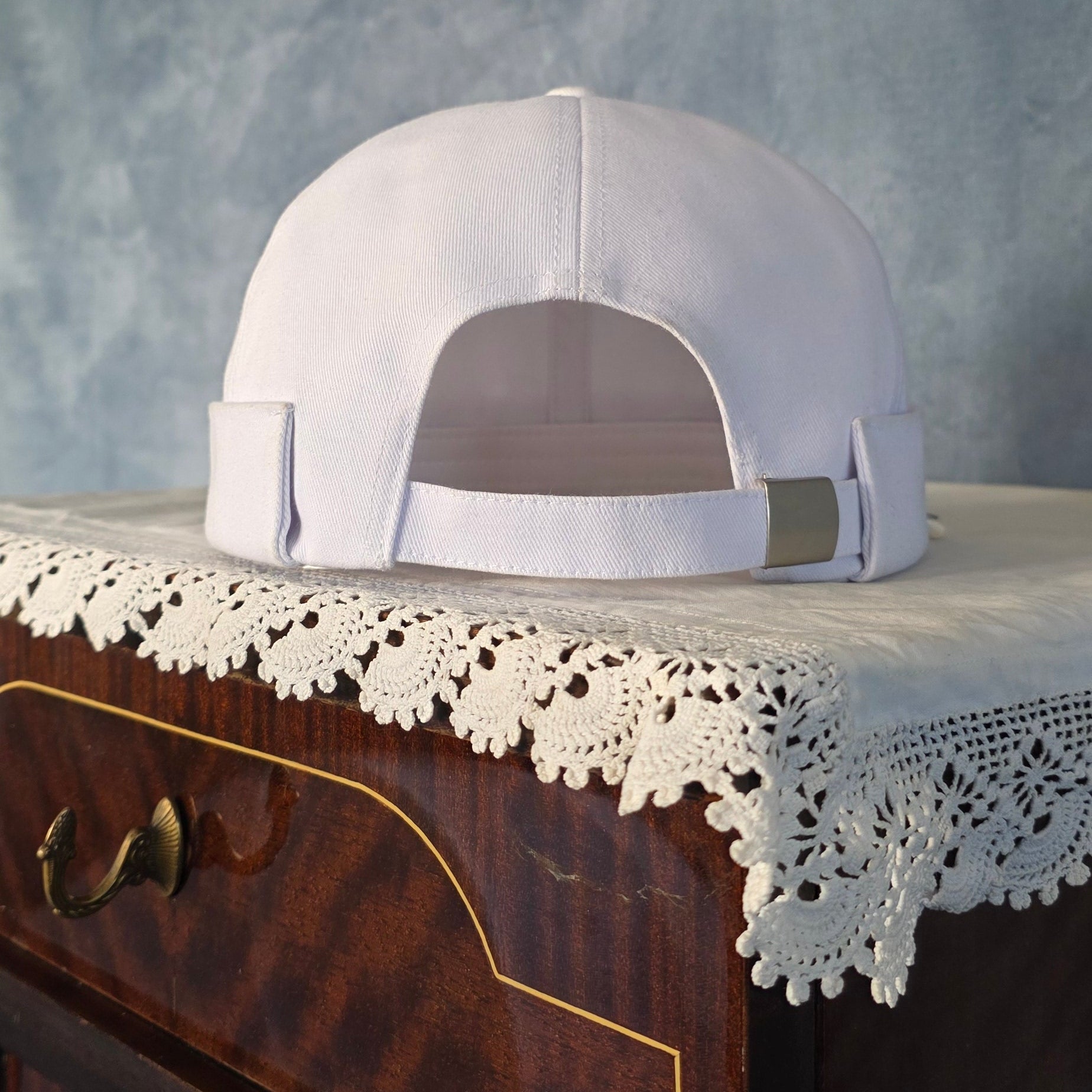 Bonnet WOLOF Blanc - Intérieur Satin